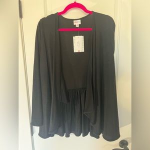 New LulaRoe Nanette Sweater Overlay - S